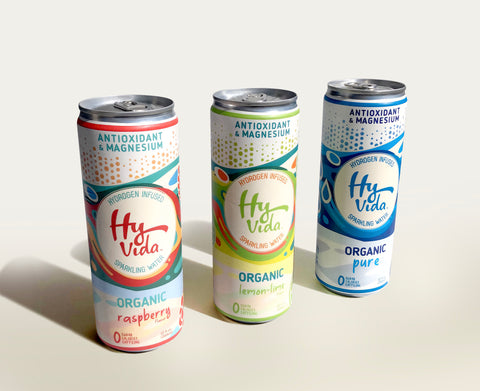 hyvida antioxidant hydrogen & magnesium infused sparkling water