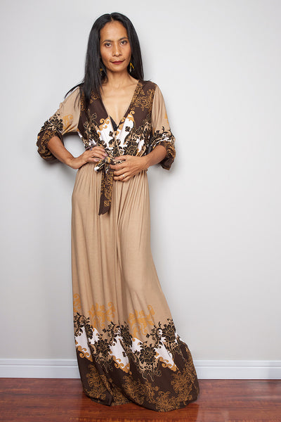 Maxi Dress Sexy Low Cut Boho Dress Elegant Collection 26