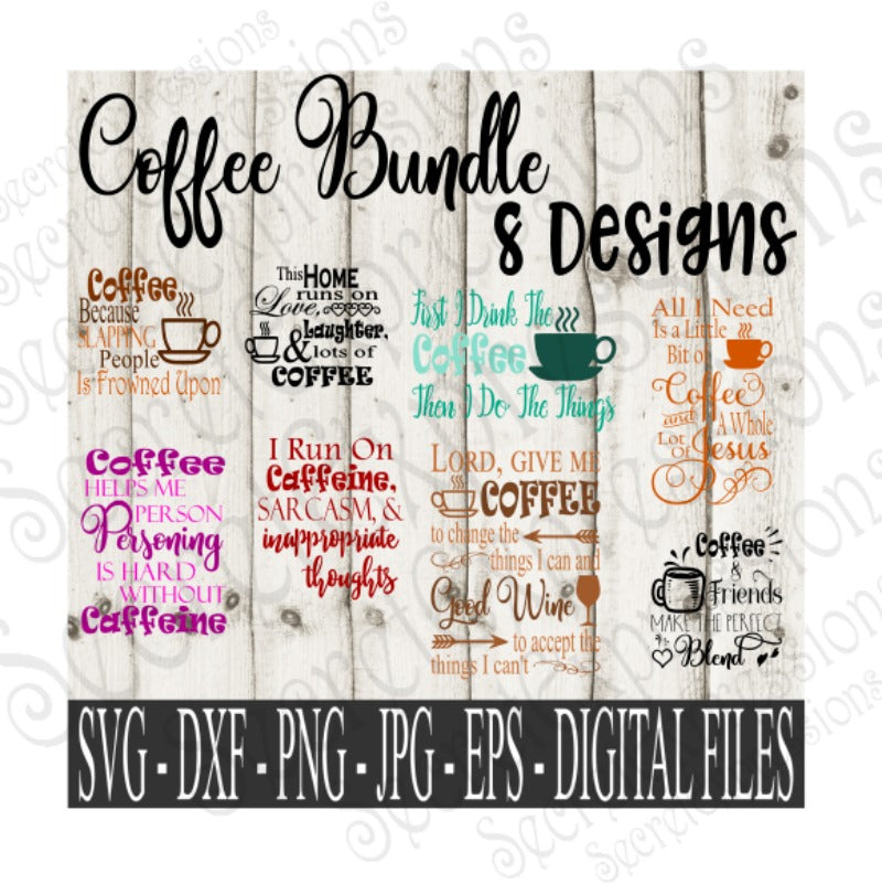 Download Clip Art Png Svg Coffee Svg Bundle Digital Cutting Files For Cricut Or Silhouette Jpg Dxf Eps Art Collectibles
