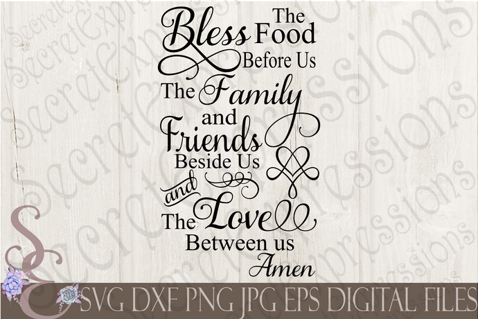 Home Family Tagged Bless The Food Svg Secret Expressions Svg