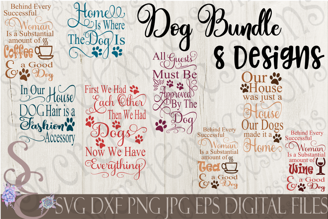 Download Dog SVG Bundle, Pet Digital File, SVG, DXF, EPS, Png, Jpg ...