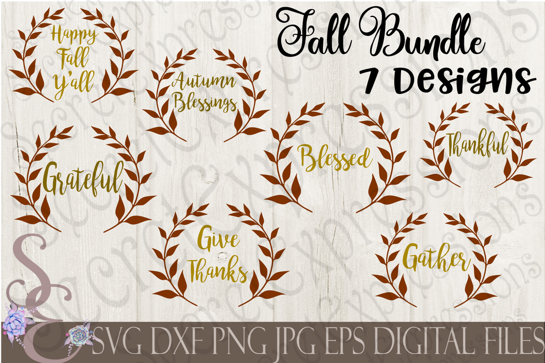 Download Fall Svg Bundle 7 Digital File Svg Dxf Eps Png Jpg Cricut Silh Secret Expressions Svg Yellowimages Mockups