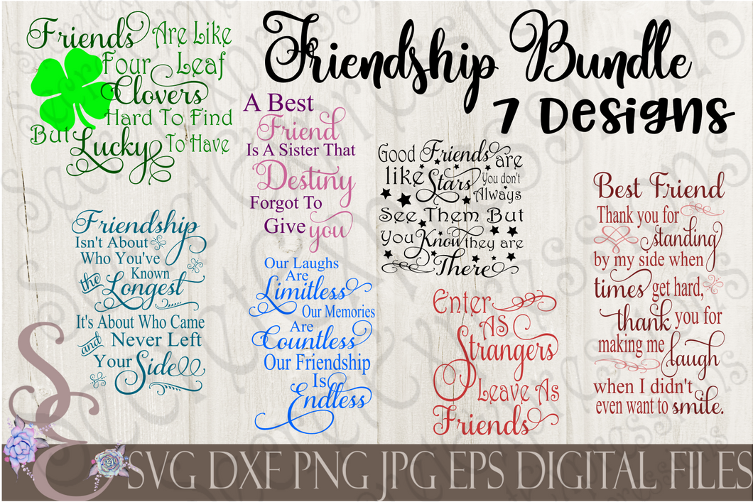 Friendship Friend SVG Bundle, Religious Digital File, SVG ...