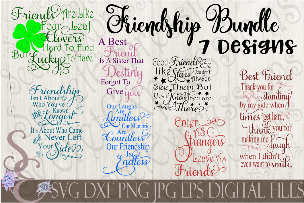 Download Friendship Friend Svg Bundle Religious Digital File Svg Dxf Eps P Secret Expressions Svg