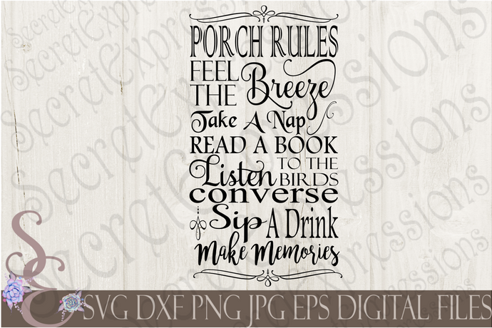 Download Home Family Tagged Porch Rules Svg Secret Expressions Svg