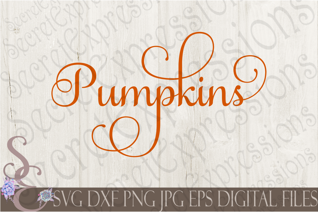 Download Pumpkins Svg, Digital File, SVG, DXF, EPS, Png, Jpg ...