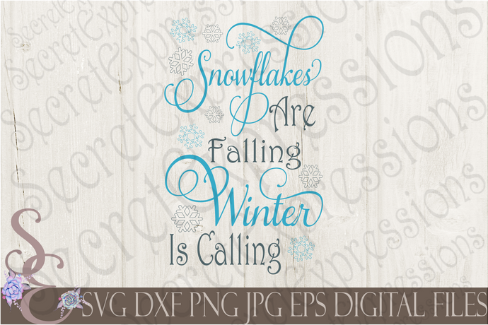 Winter Christmas Tagged Snowflake Svg Secret Expressions Svg