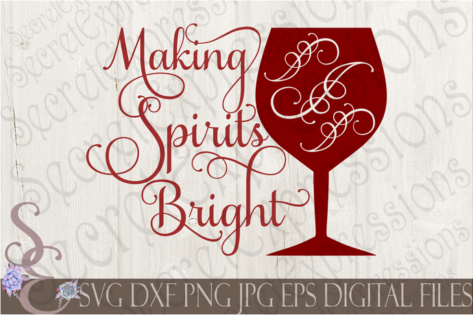 Download Winter Christmas Tagged Wine Svg Secret Expressions Svg PSD Mockup Templates