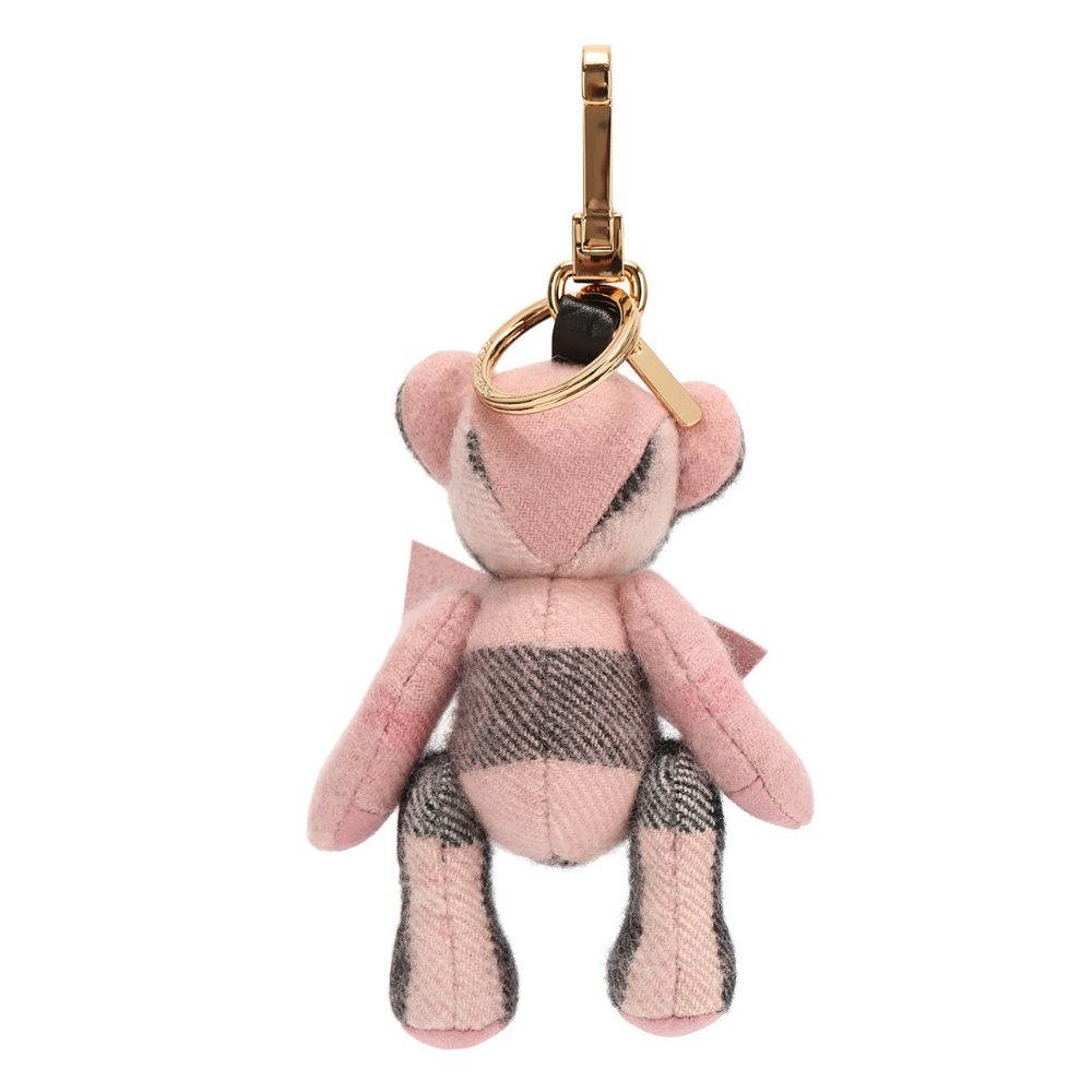 burberry bear keychain pink