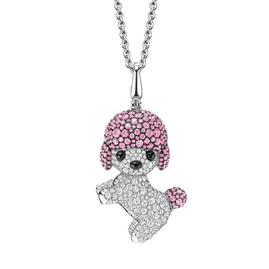 poodle pendant necklace