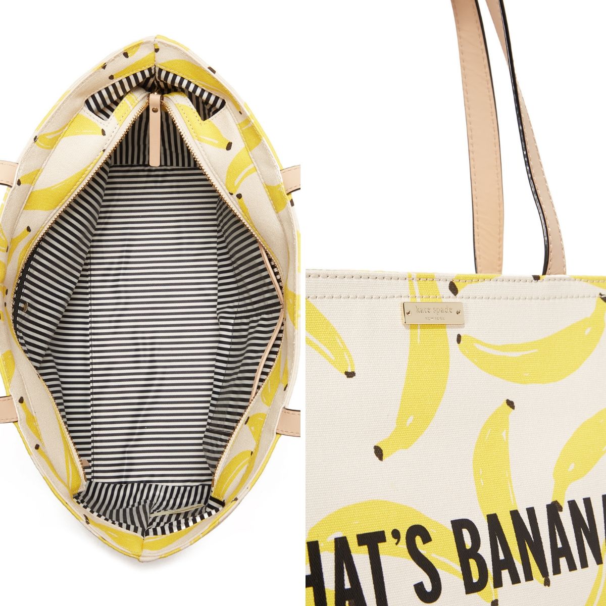 Bananas Francis Canvas Tote Bag 