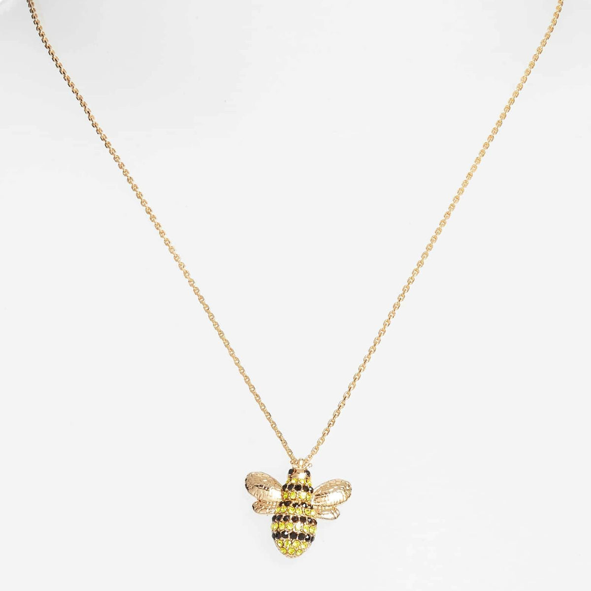 Picnic Perfect Pave Bee Pendant Necklace - Seven Season