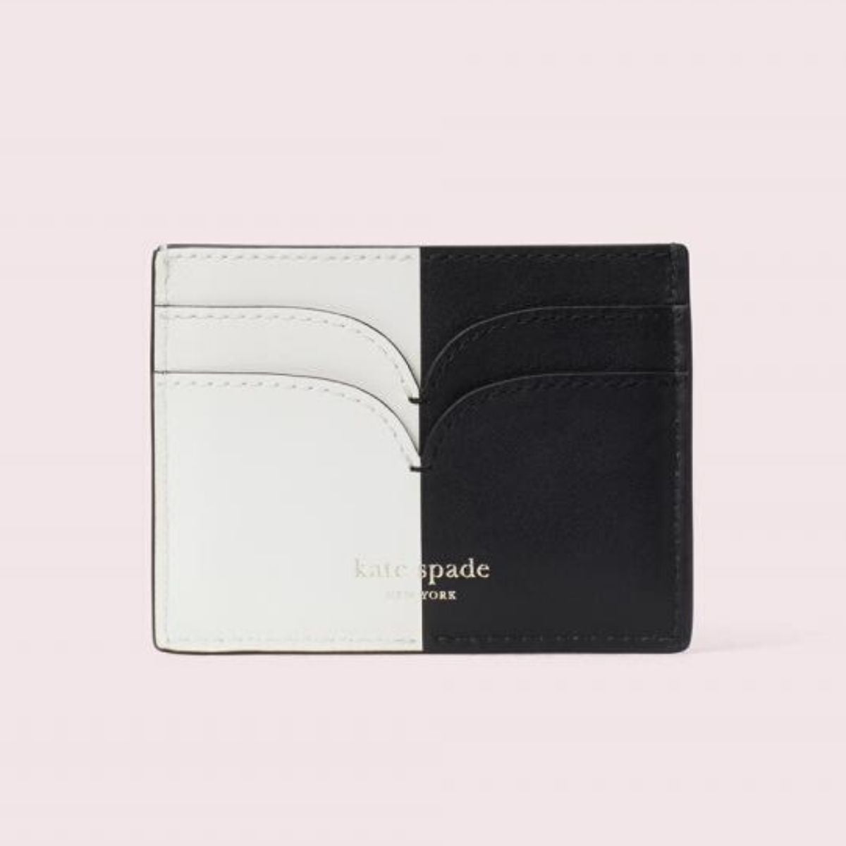 Nicola Bicolor Black and White Cardholder - Seven Season