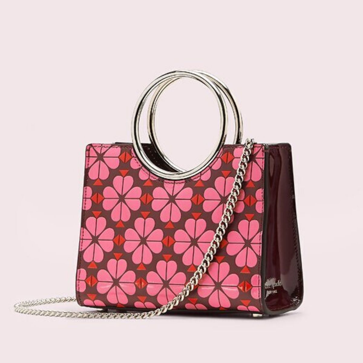 sam spade flower medium satchel