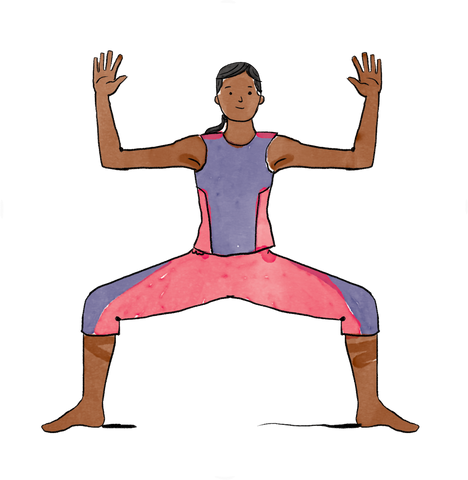Humble Warrior Pose 🐉 Baddha Virabhadrasana is the Sanskrit name for this  pose, which means “bound warrior friend” pose. There are several Warrior...  | By BrownGirl FearlessFacebook