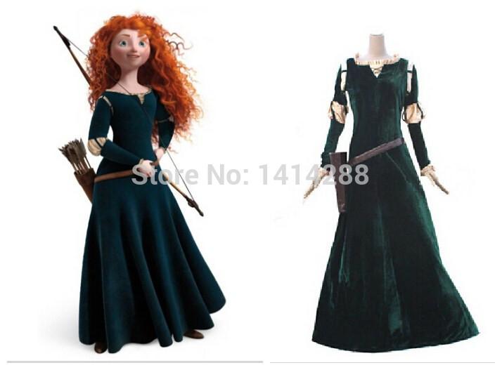 merida princess dress