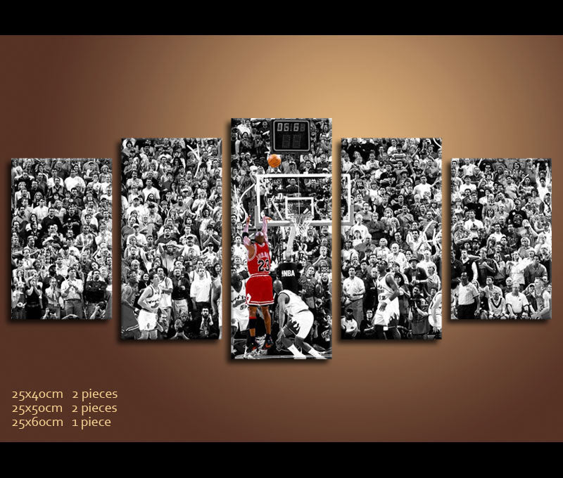 Art Prints Michael Jordan Basketball Typography Canvas Wall Art Print Picture Ready To Hang Emojiplay Vn