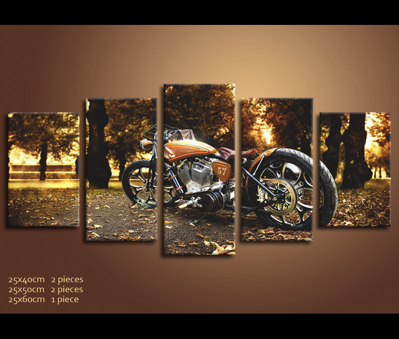 harley davidson canvas art