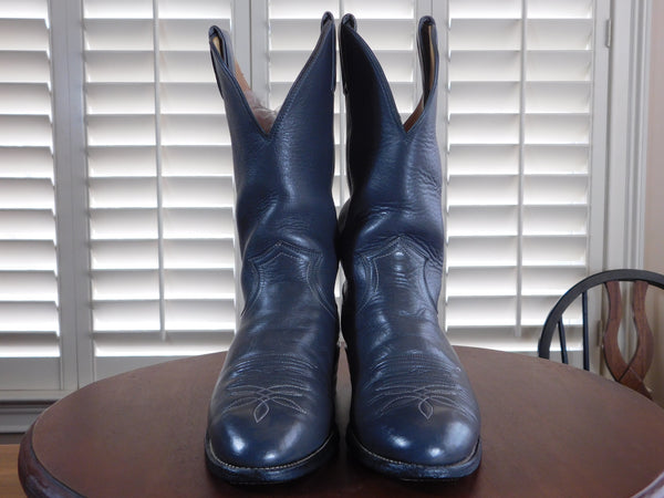 dark grey cowboy boots
