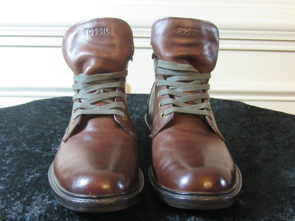 mens casual lace up boots