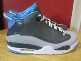 JORDAN Dub Zero Wolf Grey (311046-007) Grey & University Blue Men's Sneakers SIZE 8