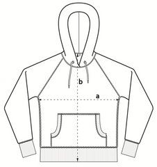 Hooded Sweater - Size Chart