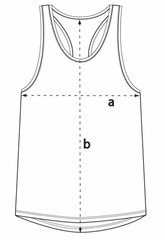 Willpower Singlet (Female) - Size Chart