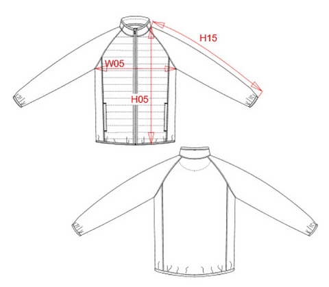 Running Jacket - Details & Size Chart – Willpower Running