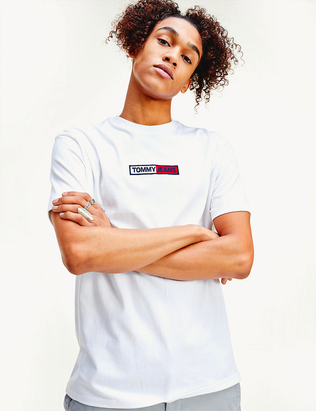 tommy jeans box logo t shirt