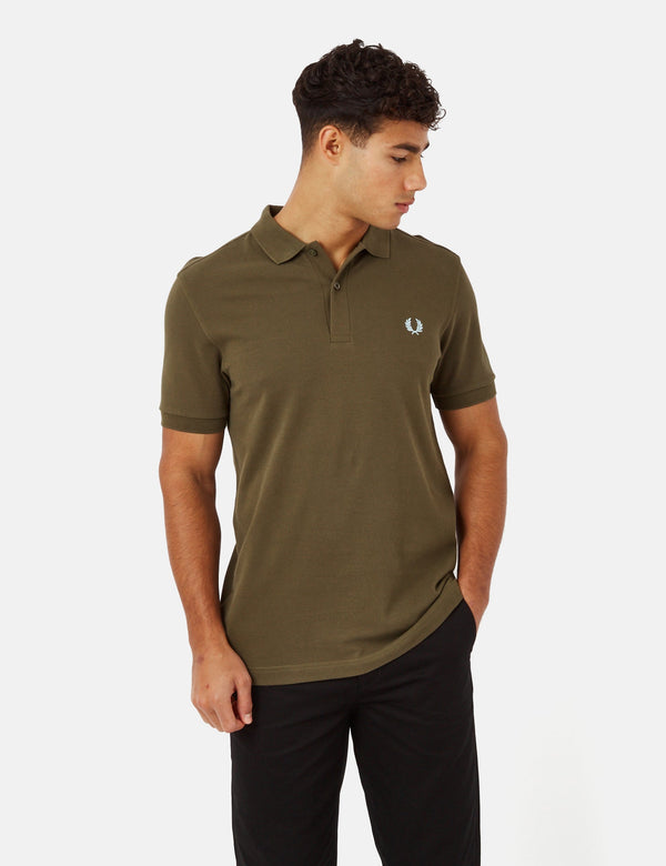 Polo Hombre FRED PERRY TWIN TIPPED MEN SHIRT Light Ice/Field Green