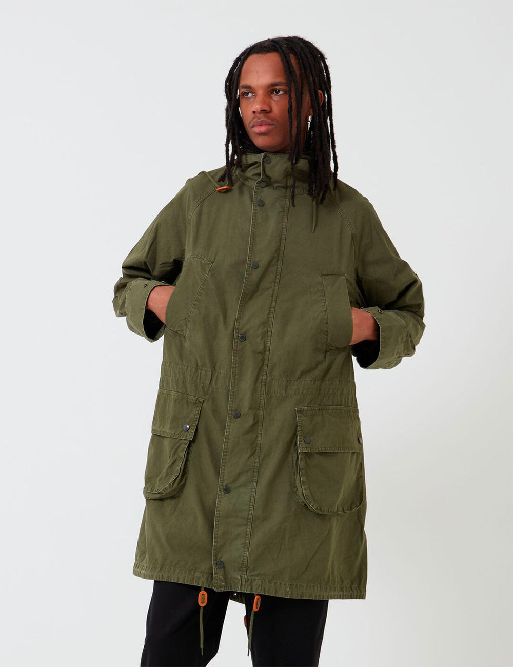 BARBOUR×GARMENTS WASHED HIGHLAND PARKA | www.frostproductsltd.com