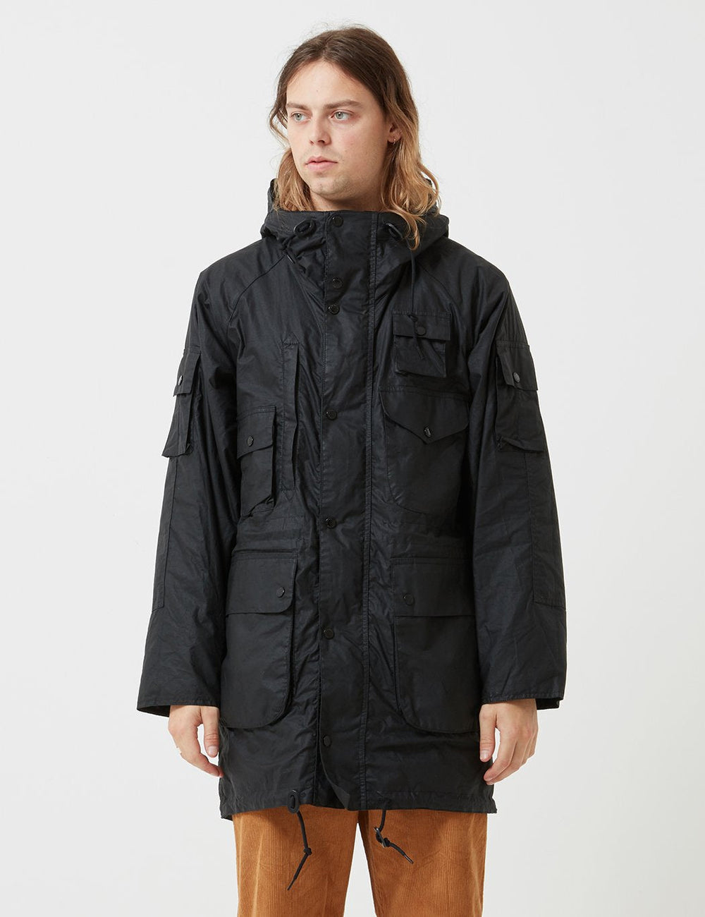 Barbour x Engineered Garments Parka (Wax) - Black