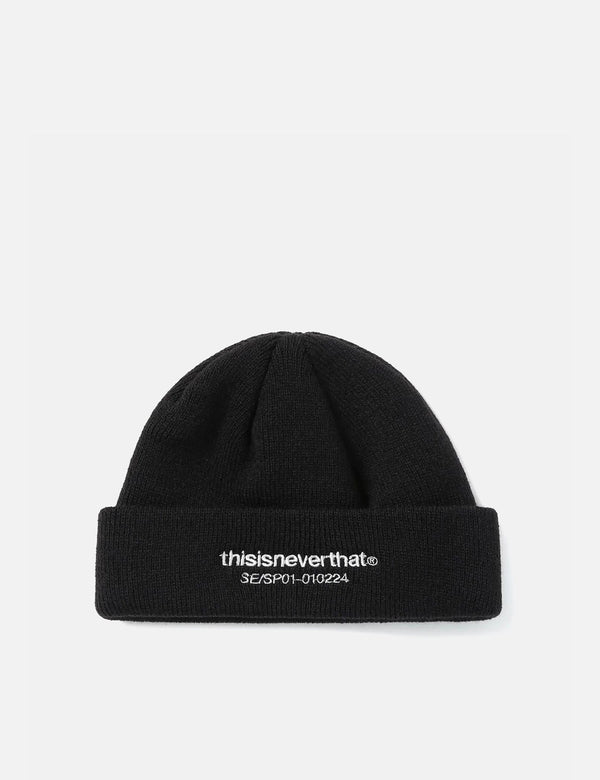 Thisisneverthat E/T-Logo Beanie - Black I Urban Excess. – URBAN