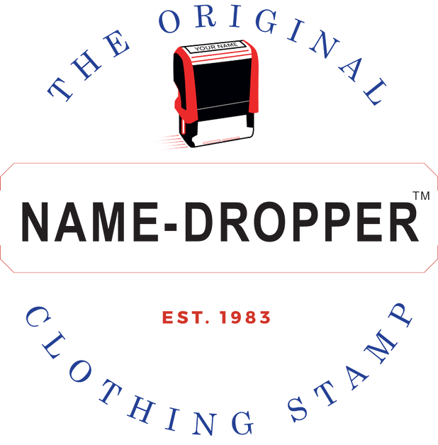 NAME-DROPPER™ Permanent Ink Clothing Stamp & Laundry Marker