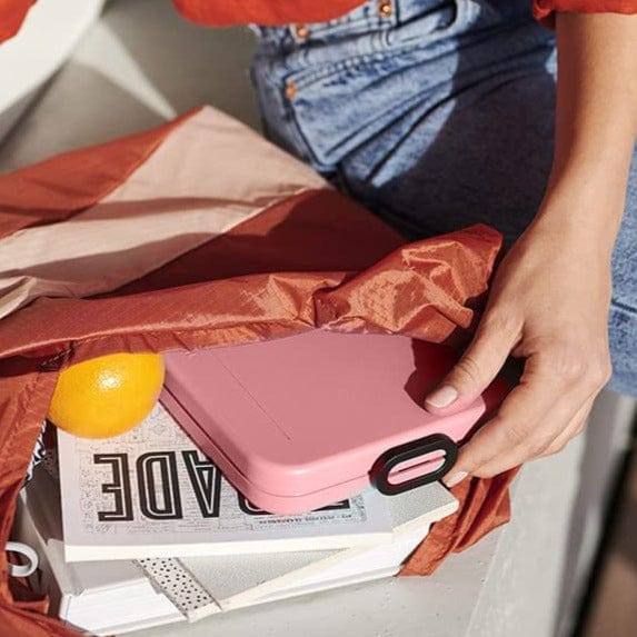 Bento lunch box Take a Break large - Nordic pink