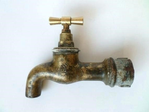 Antiqued Brass Faucet 