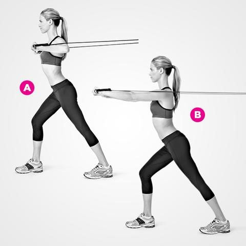 Resistance band workout 