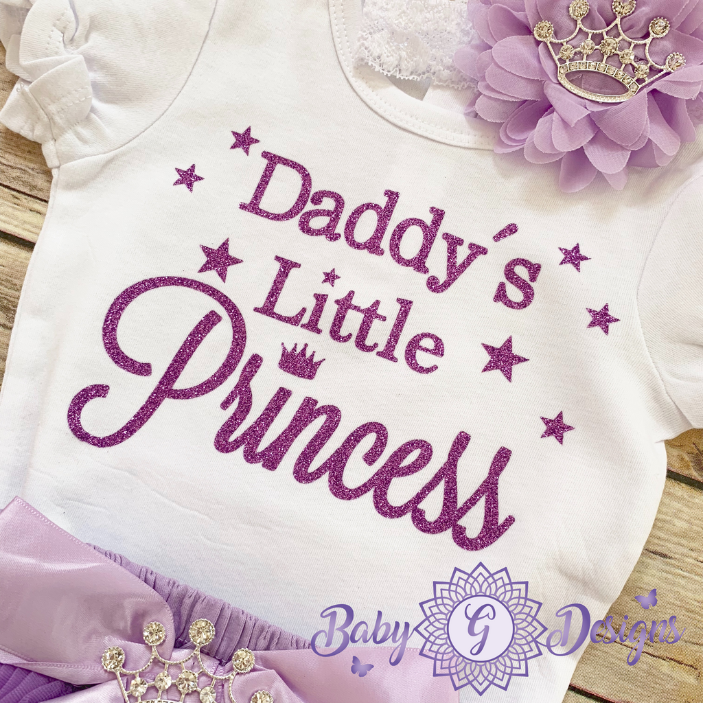Daddy's Little Polish Princess Baby Onesie