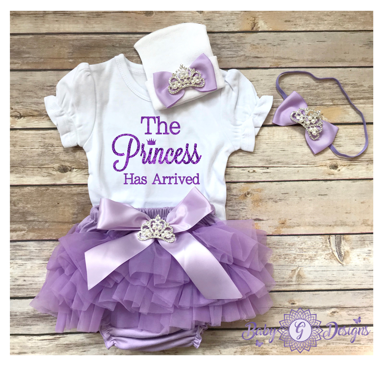 princess has arrived newborn outfit