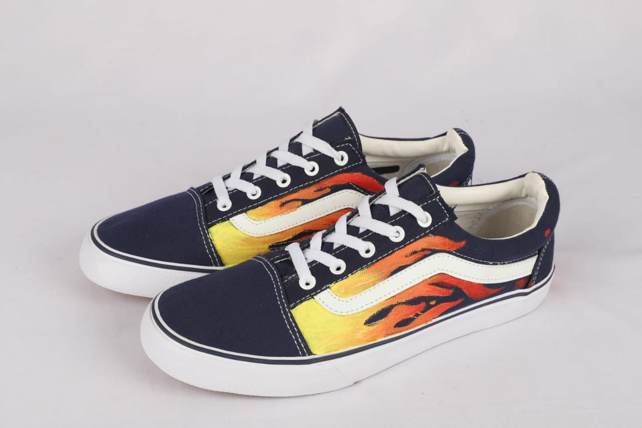 flame old skool schuhe