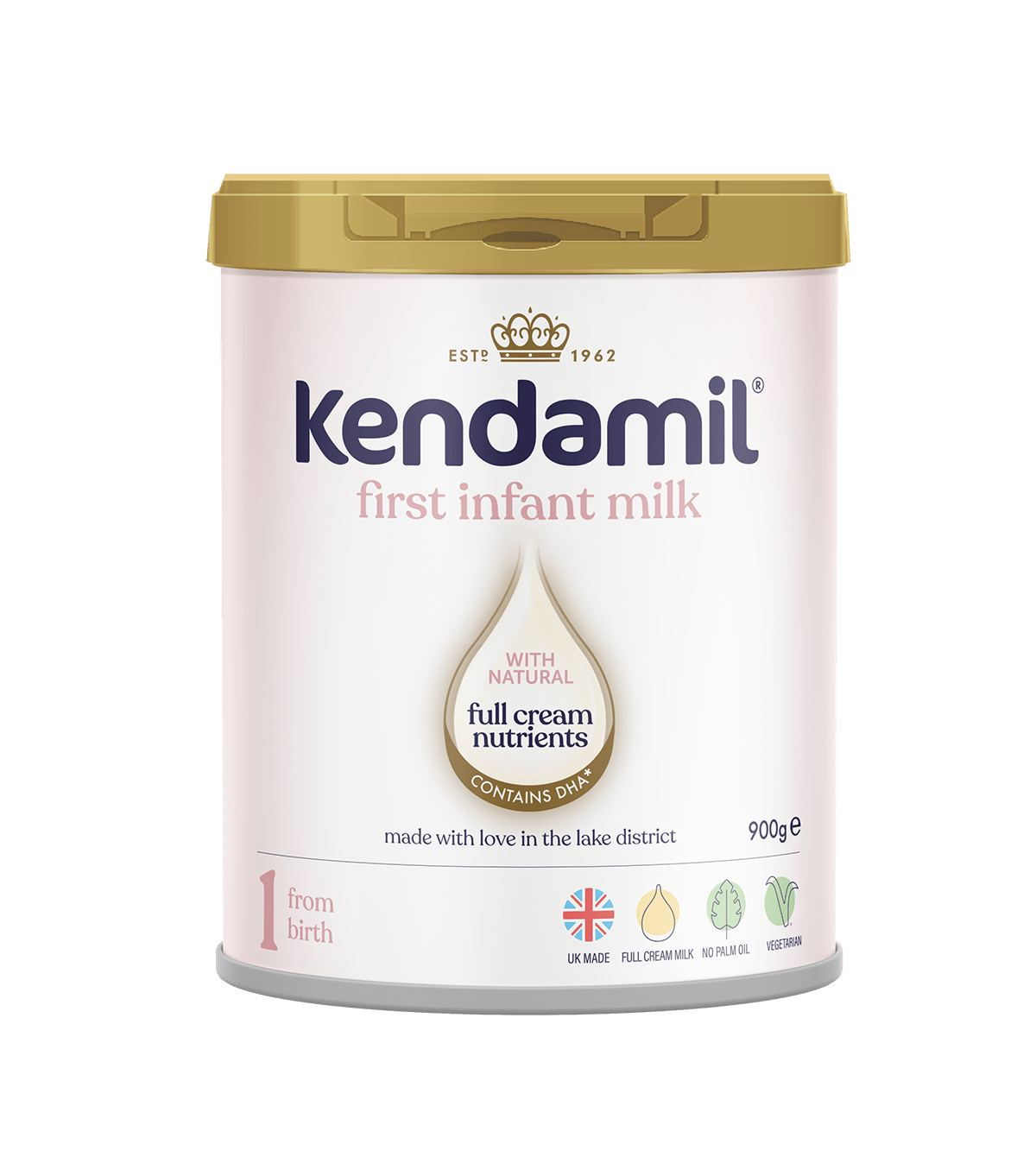 Kendamil Classic Stage 1 (0-6 Months) Baby Formula (900g)