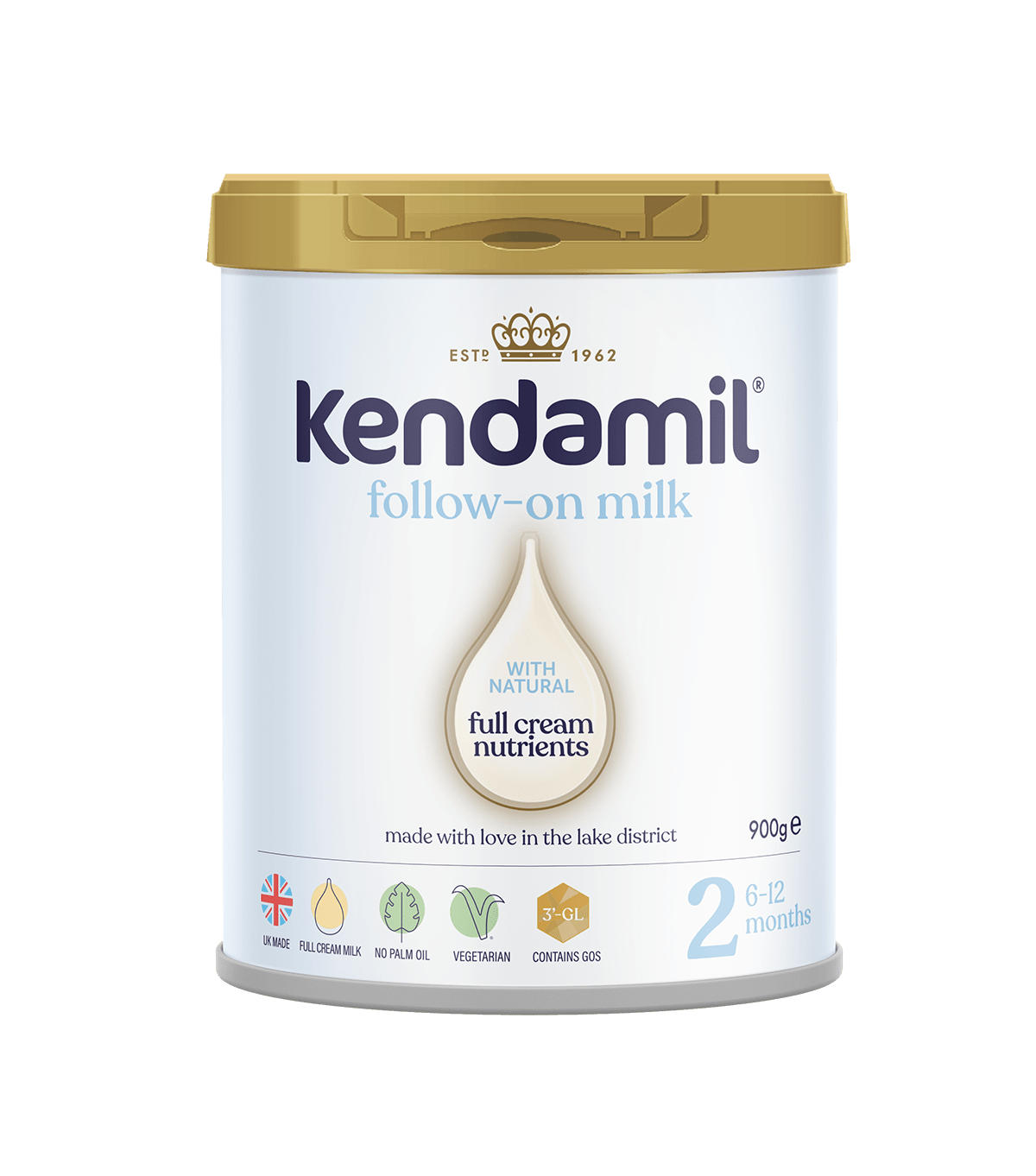 Kendamil Classic Stage 2 (6-12 Months) Baby Formula (900g)