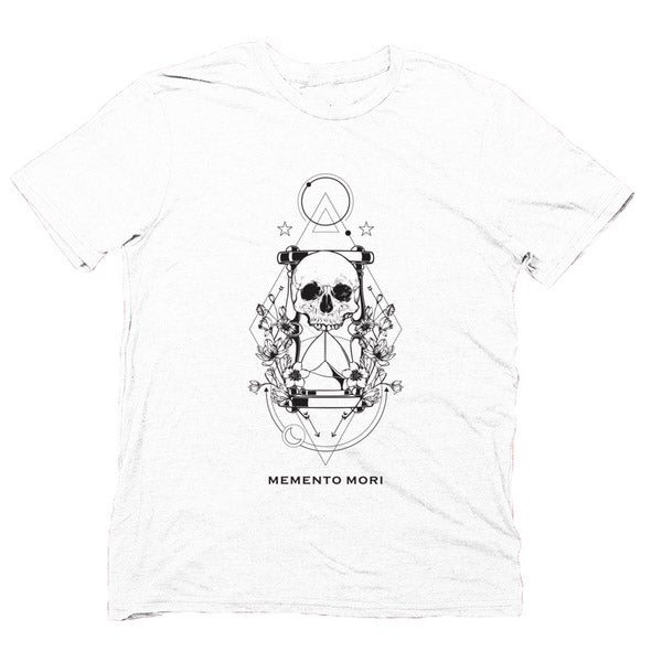 Download Memento Mori Unisex Hemp Organic T Shirt Stoic And Co PSD Mockup Templates