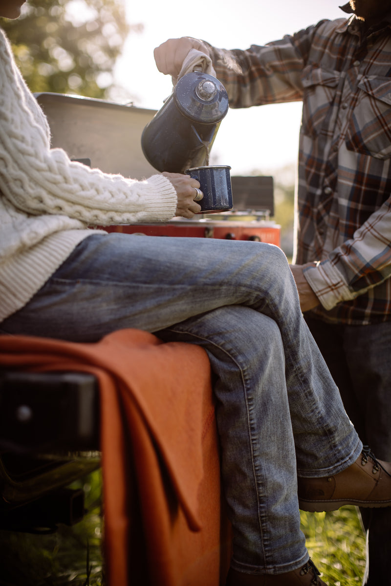 Orange Wool Blanket | Survival Gear | Woolly Mammoth Woolen Company