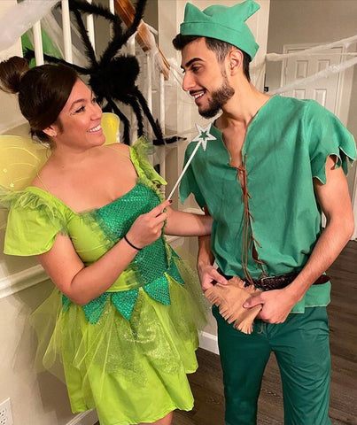 Tinker bell and Peter Pan