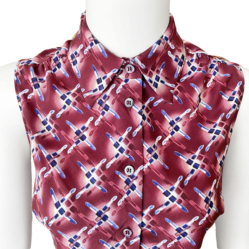 Prada S/S 2000 Lipstick Print Shirt – Sweet Disorder Vintage