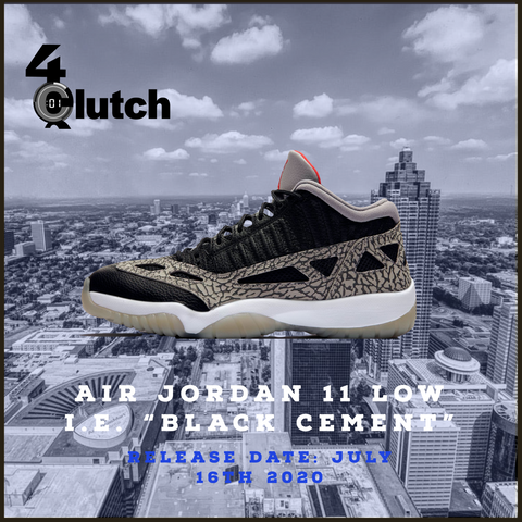 Air Jordan 11 Low I.E. "Black Cement"