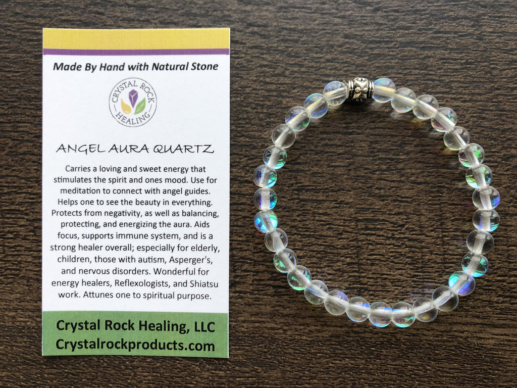 angel aura quartz bracelet