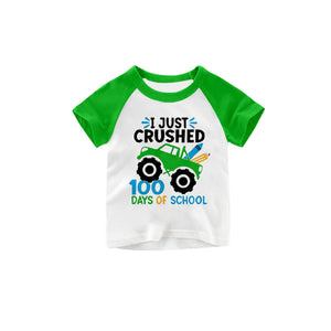 crushed 100 days - Wild Child Children's Boutique - 100 Days Of School Shirt