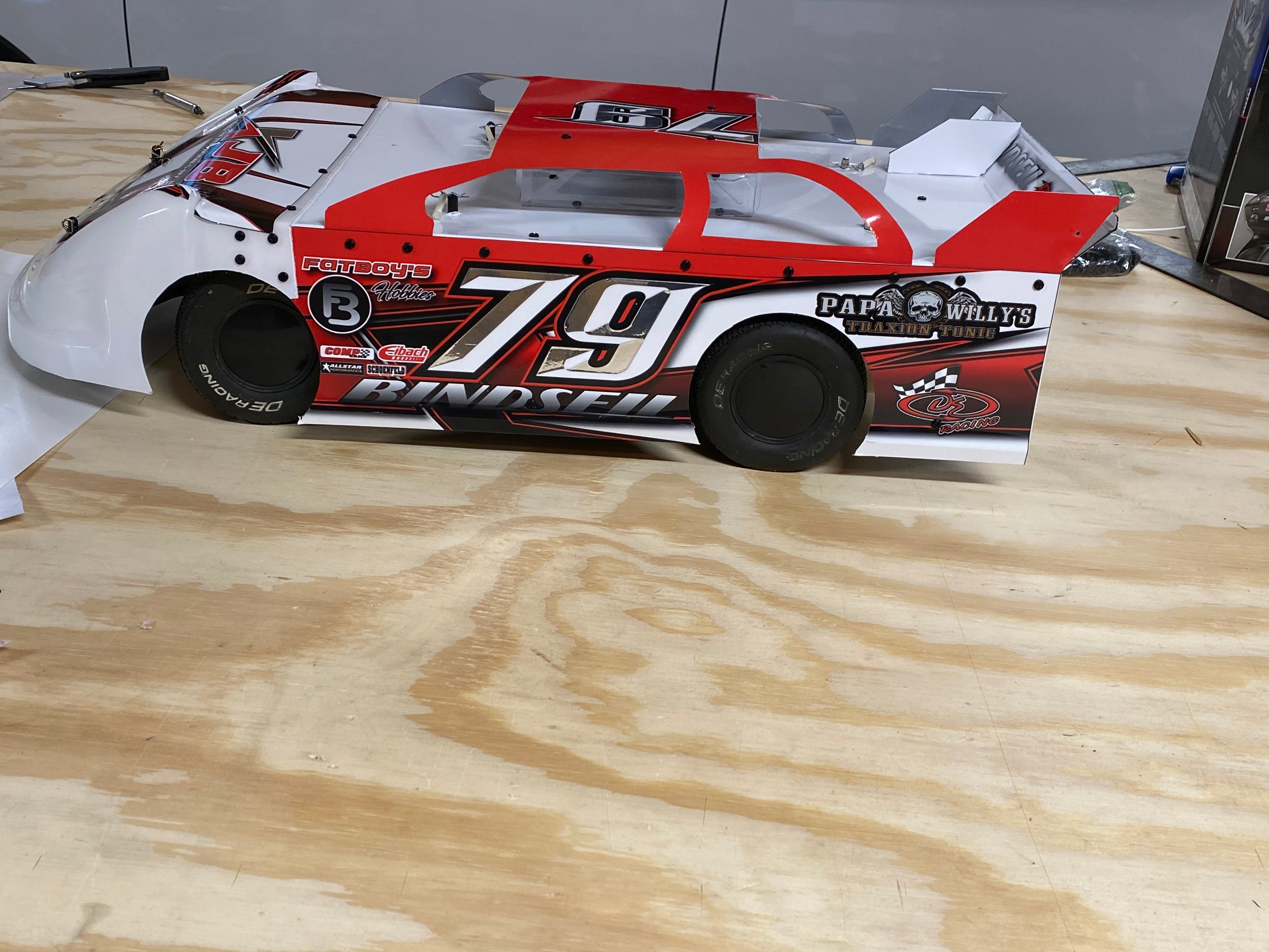 rc dirt oval chassis